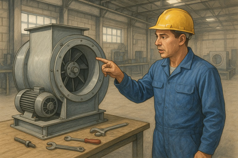 Hướng dẫn lắp đặt quạt ly tâm