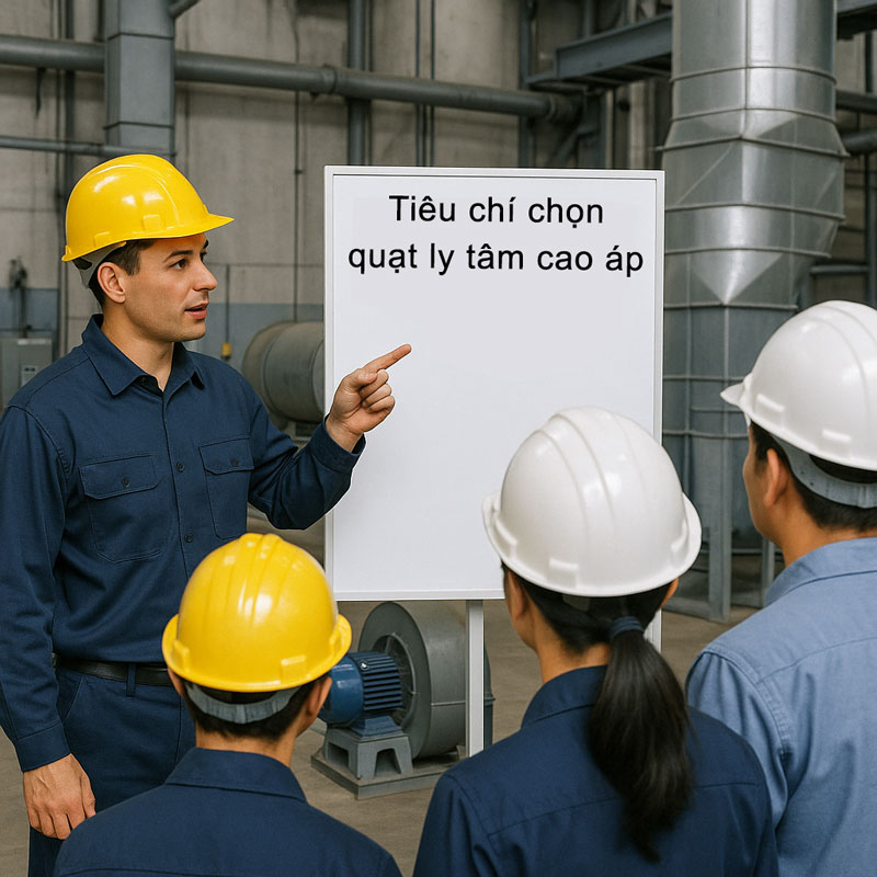 Tiêu chí chọn quạt ly tâm cao áp